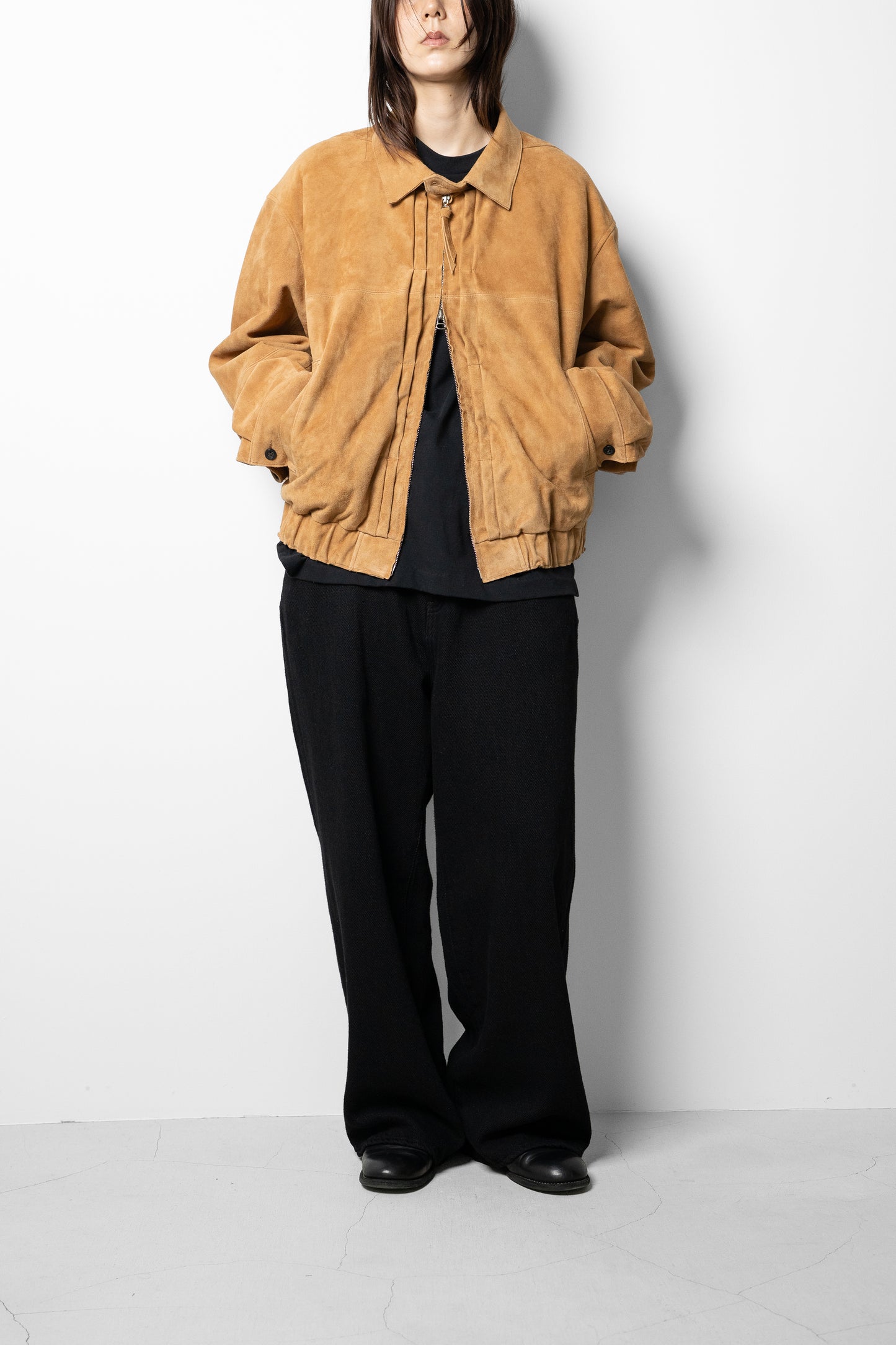 ANCELLM / GEEP TUCK JACKET "CAMEL"