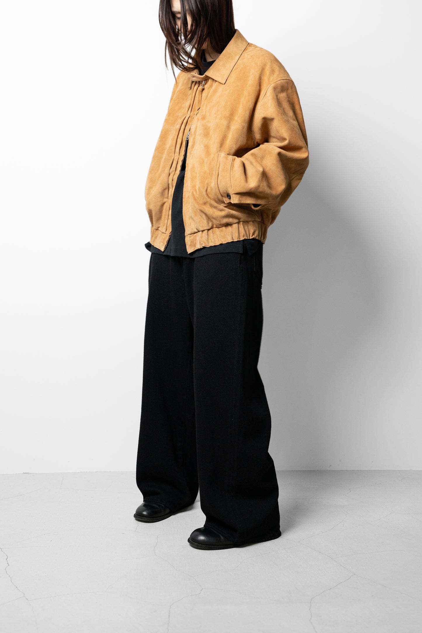 ANCELLM / GEEP TUCK JACKET "CAMEL"
