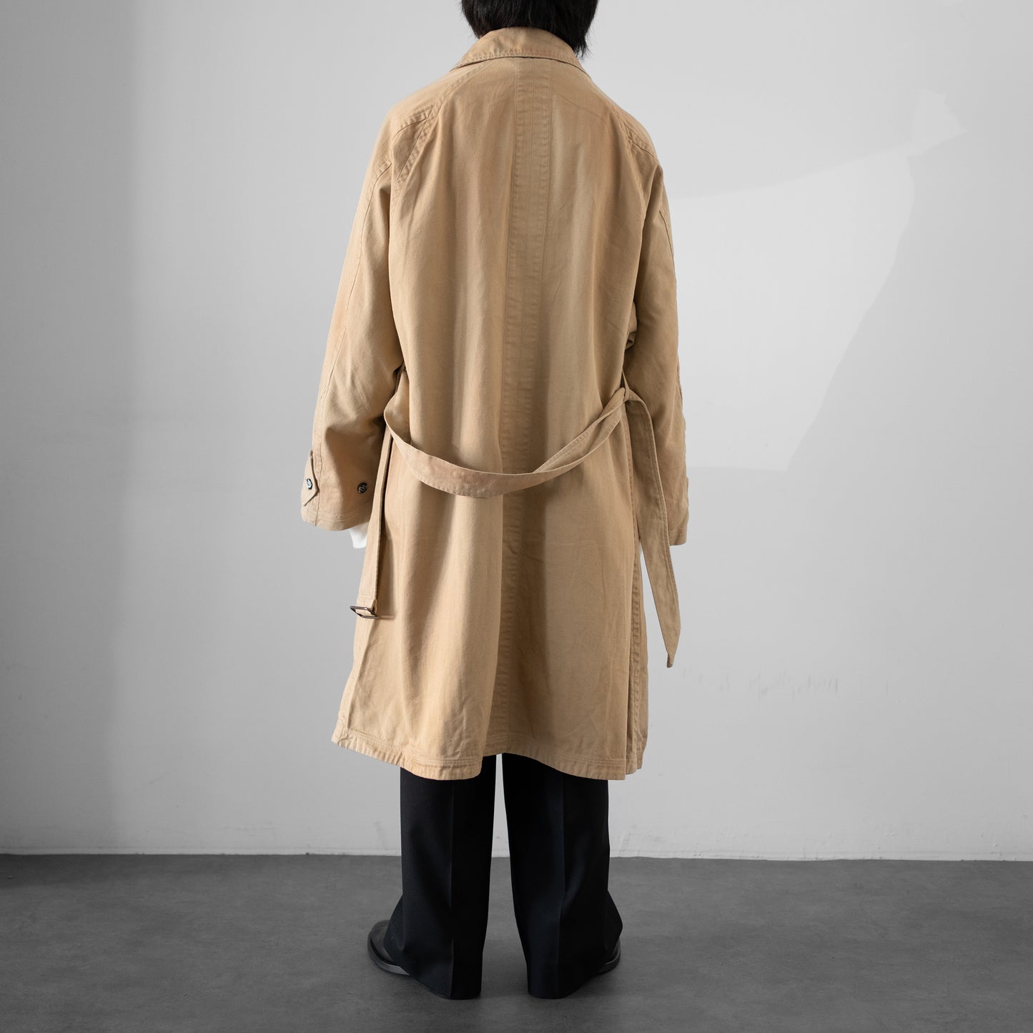 ANCELLM / DRILL BALMACAAN COAT "BEIGE"