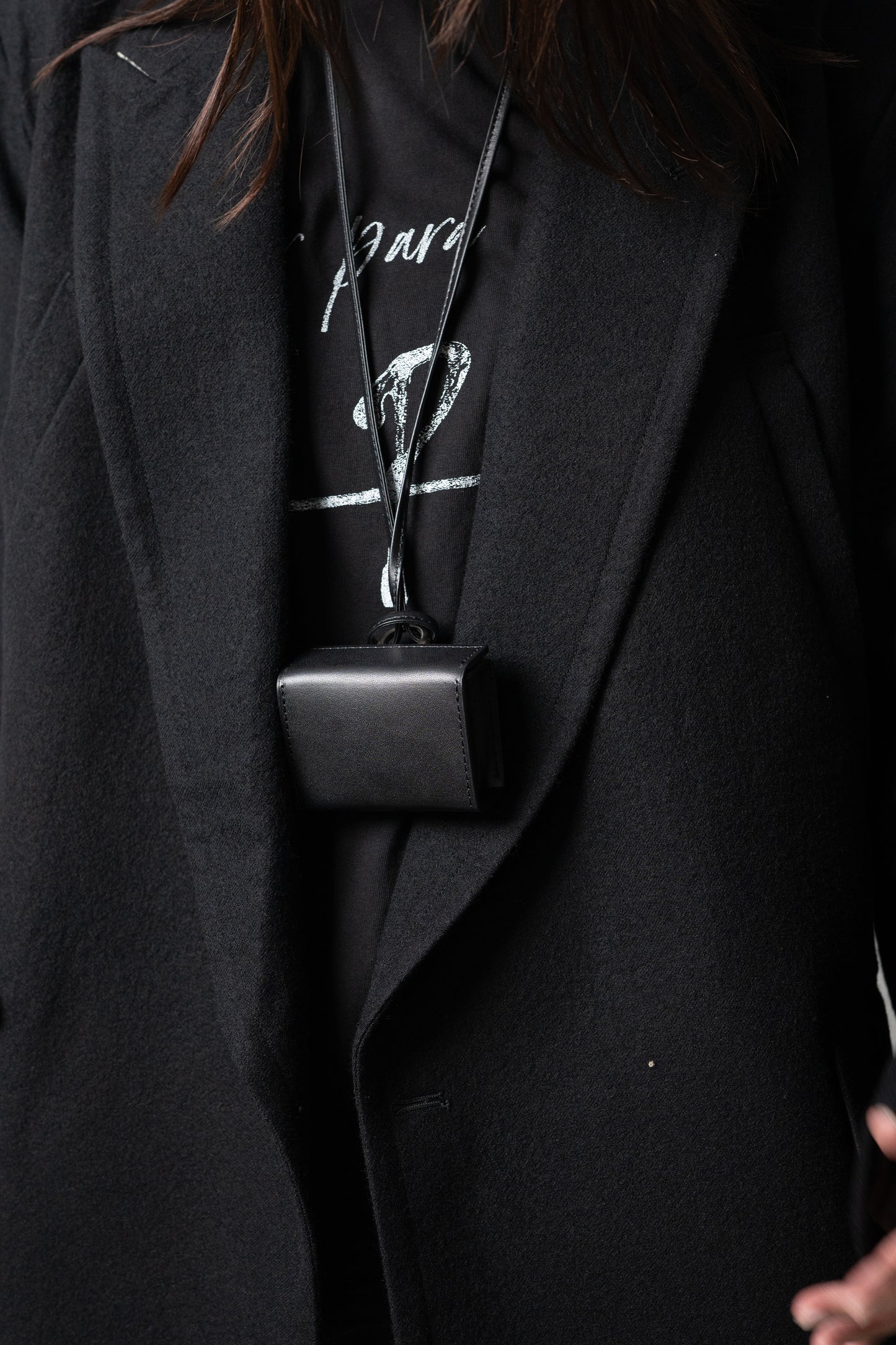 YOKE/ ×TSUCHIYA KABAN Earphone Case Necklace "BLACK"