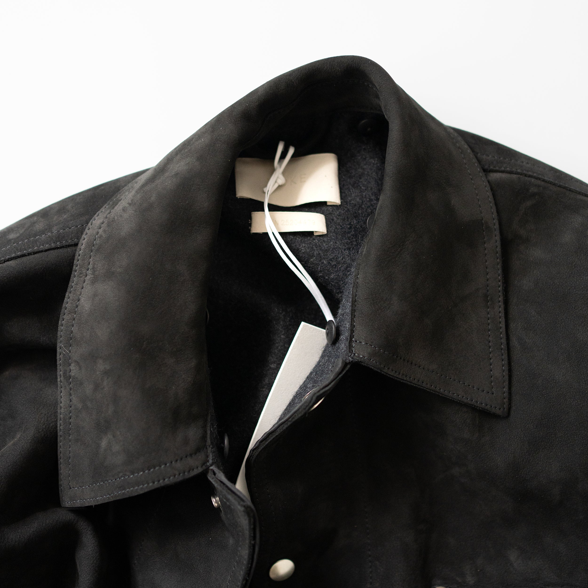 YOKE/ Nuback Leather Coverall Jacket 