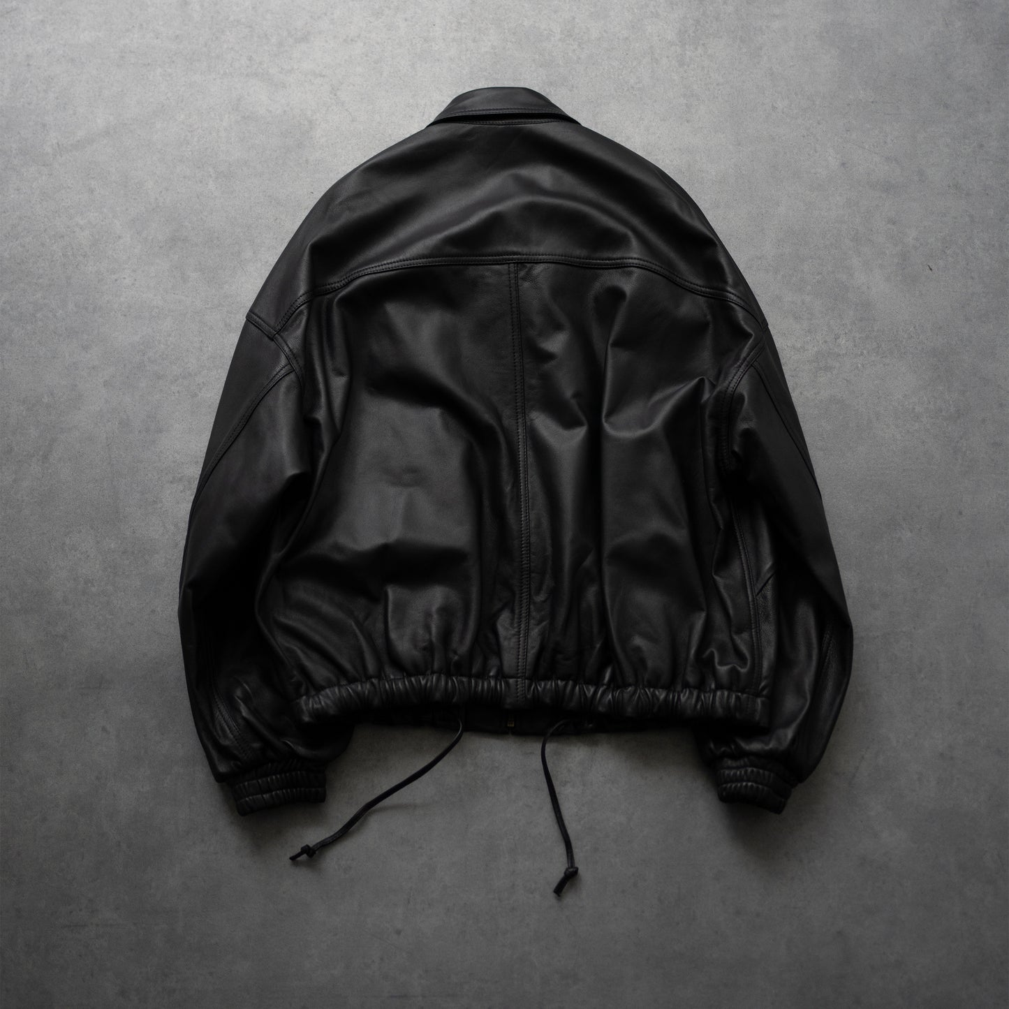 CCU / LEATHER WORK JACKET "BLK"