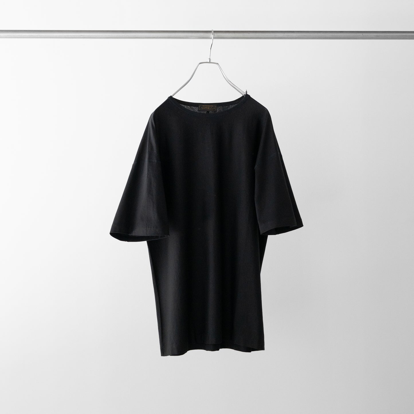 ANTHEM A/ LINKING PATTERN OG COTTON S/S Tee "BLACK"