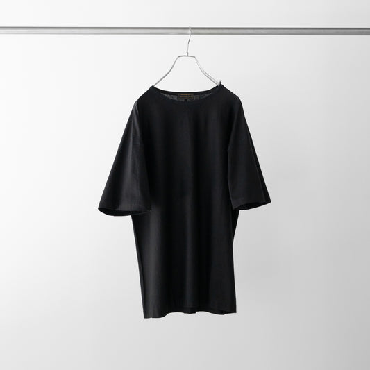 ANTHEM A/ LINKING PATTERN OG COTTON S/S Tee "BLACK"