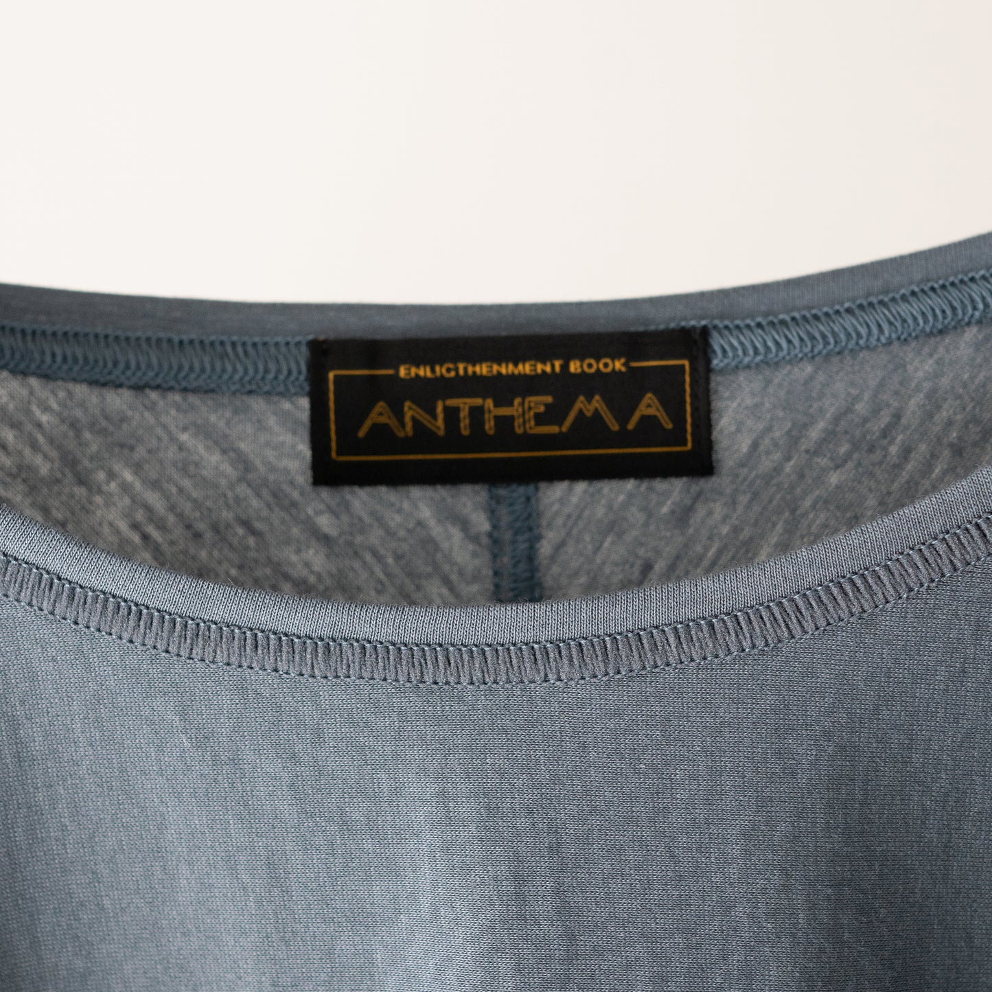 ANTHEM A/ LINKING PATTERN OG COTTON S/S Tee "BLUE GRAY"