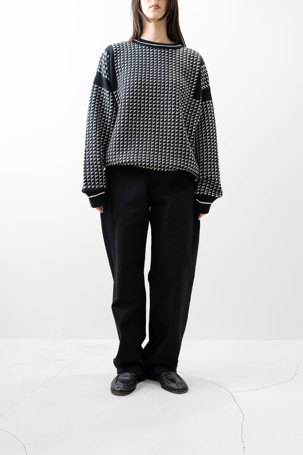 YASHIKI / Shinsetsu Knit "BLACK"