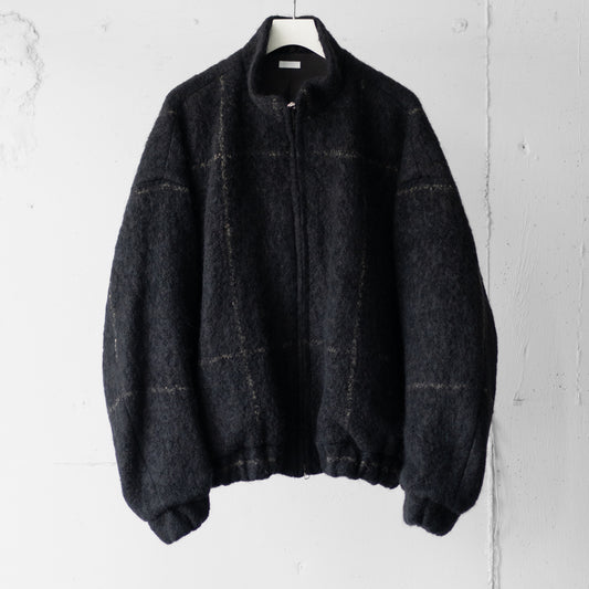 SEEALL/ OVERSIZED BOMBER "BLACK CHECK"