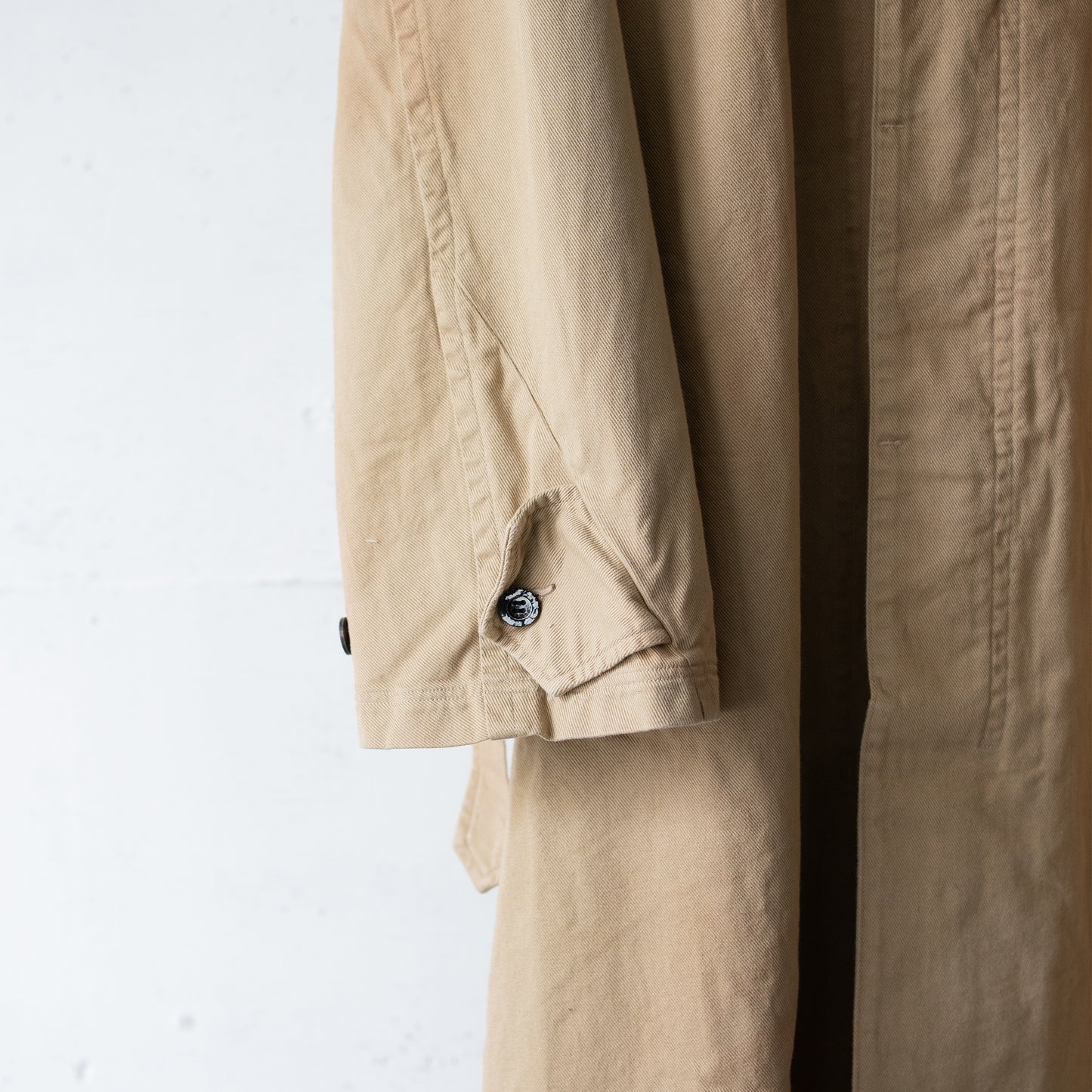 ANCELLM / DRILL BALMACAAN COAT "BEIGE"