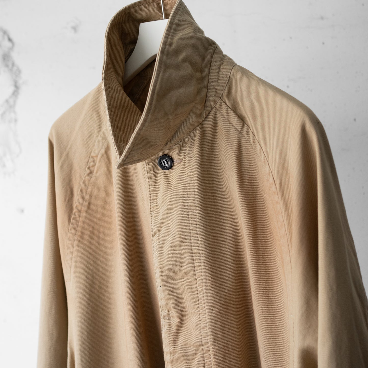 ANCELLM / DRILL BALMACAAN COAT "BEIGE"