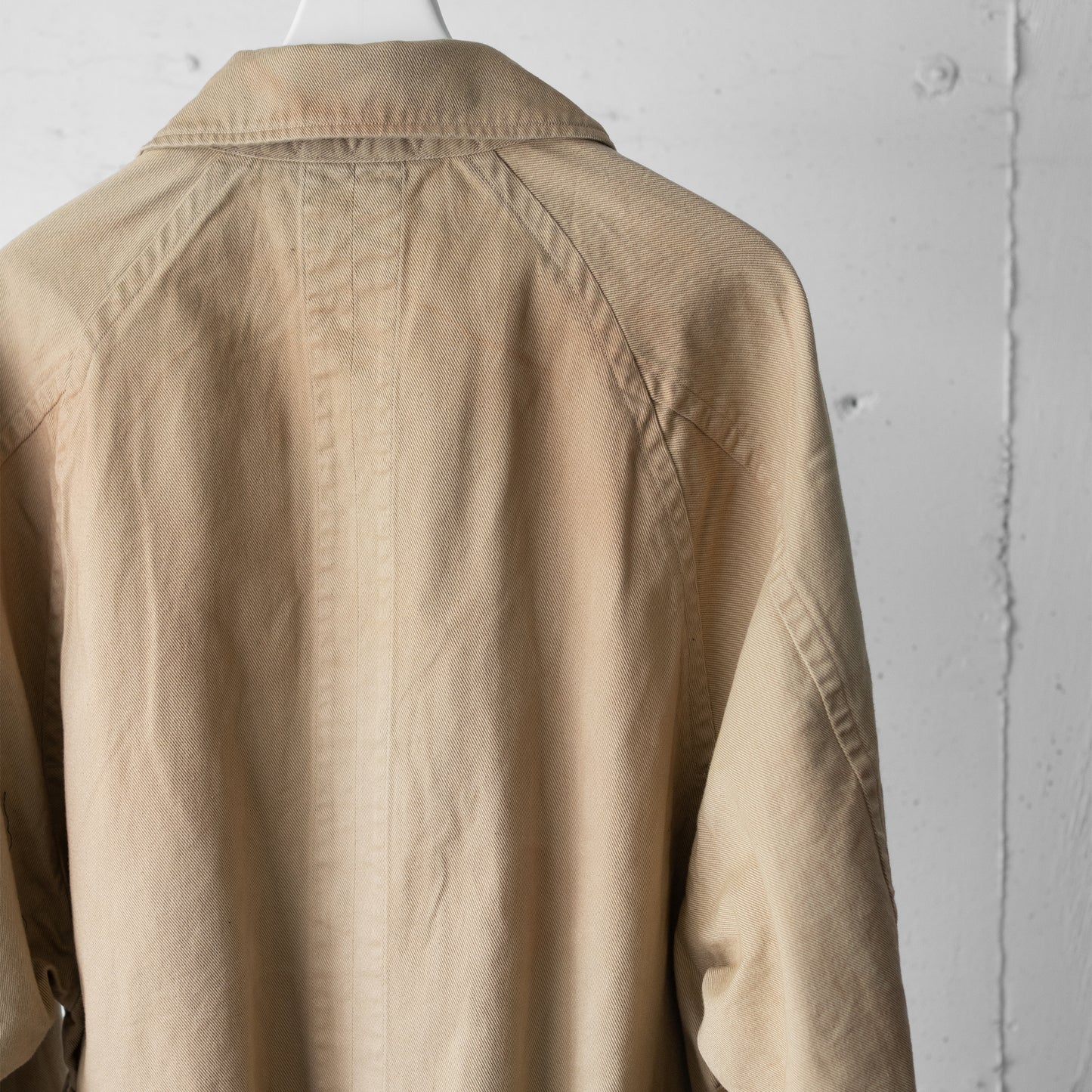 ANCELLM / DRILL BALMACAAN COAT "BEIGE"