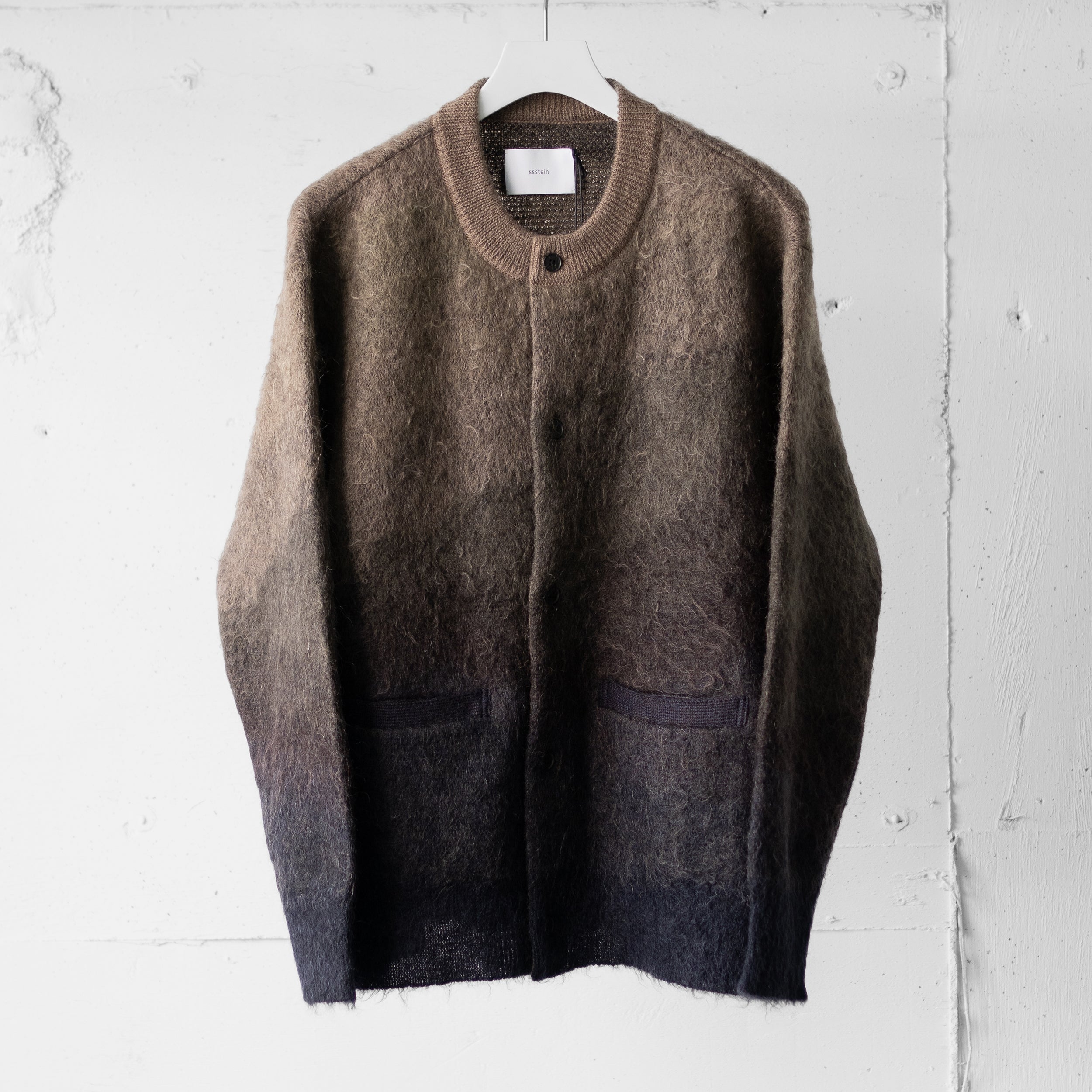 ssstein(シュタイン)/ GRADATION MOHAIR KNIT CARDIGAN 