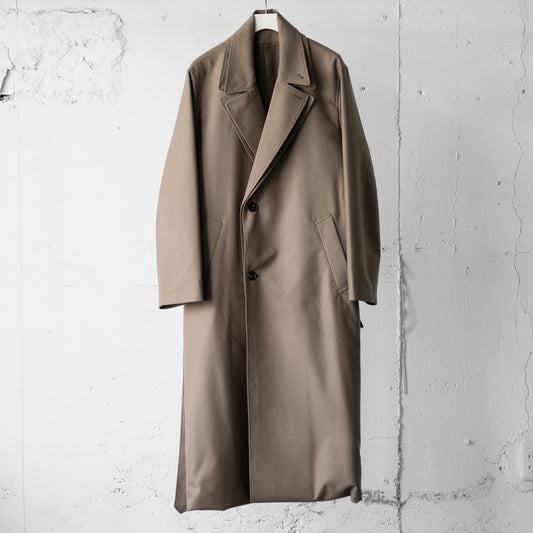 ssstein/ OVERSIZED DOCKING DOUBLE BREASTED COAT "DARK BEIGE"