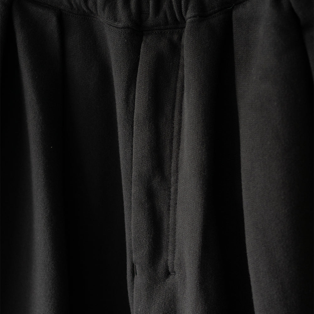 ANCELLM / TUCK SWEAT PANTS "BLACK"