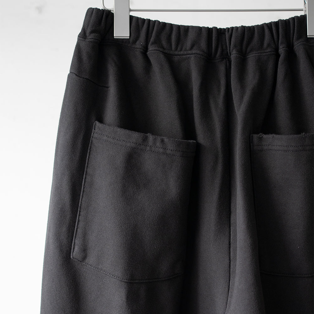 ANCELLM / TUCK SWEAT PANTS "BLACK"