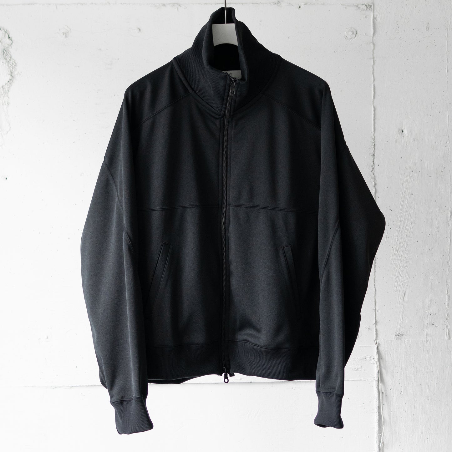 ANCELLM / DRIVERS TRACK JACKET "BLACK"