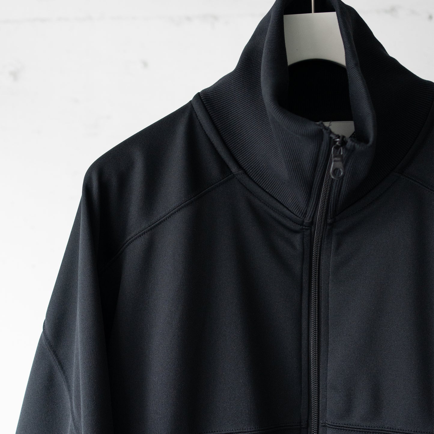 ANCELLM / DRIVERS TRACK JACKET "BLACK"