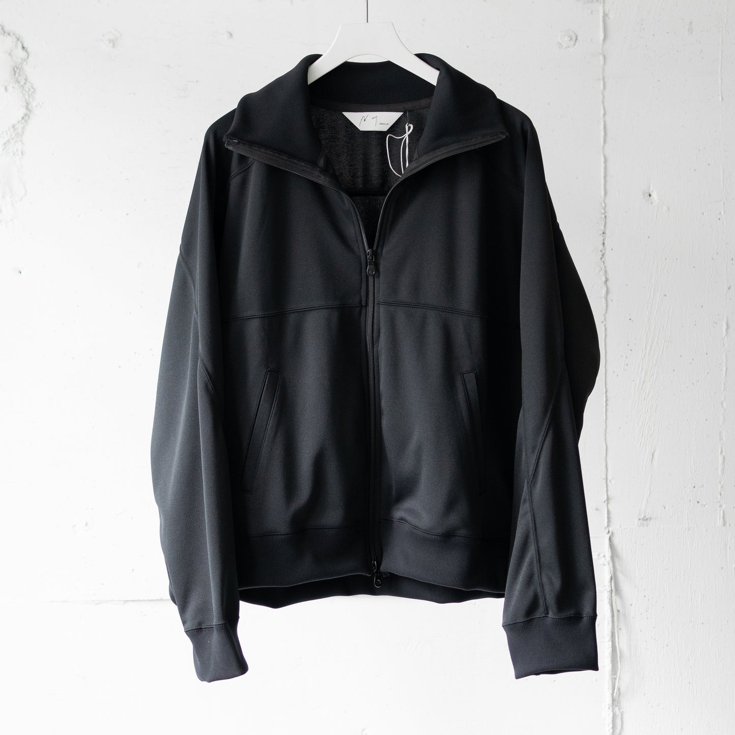 ANCELLM / DRIVERS TRACK JACKET "BLACK"