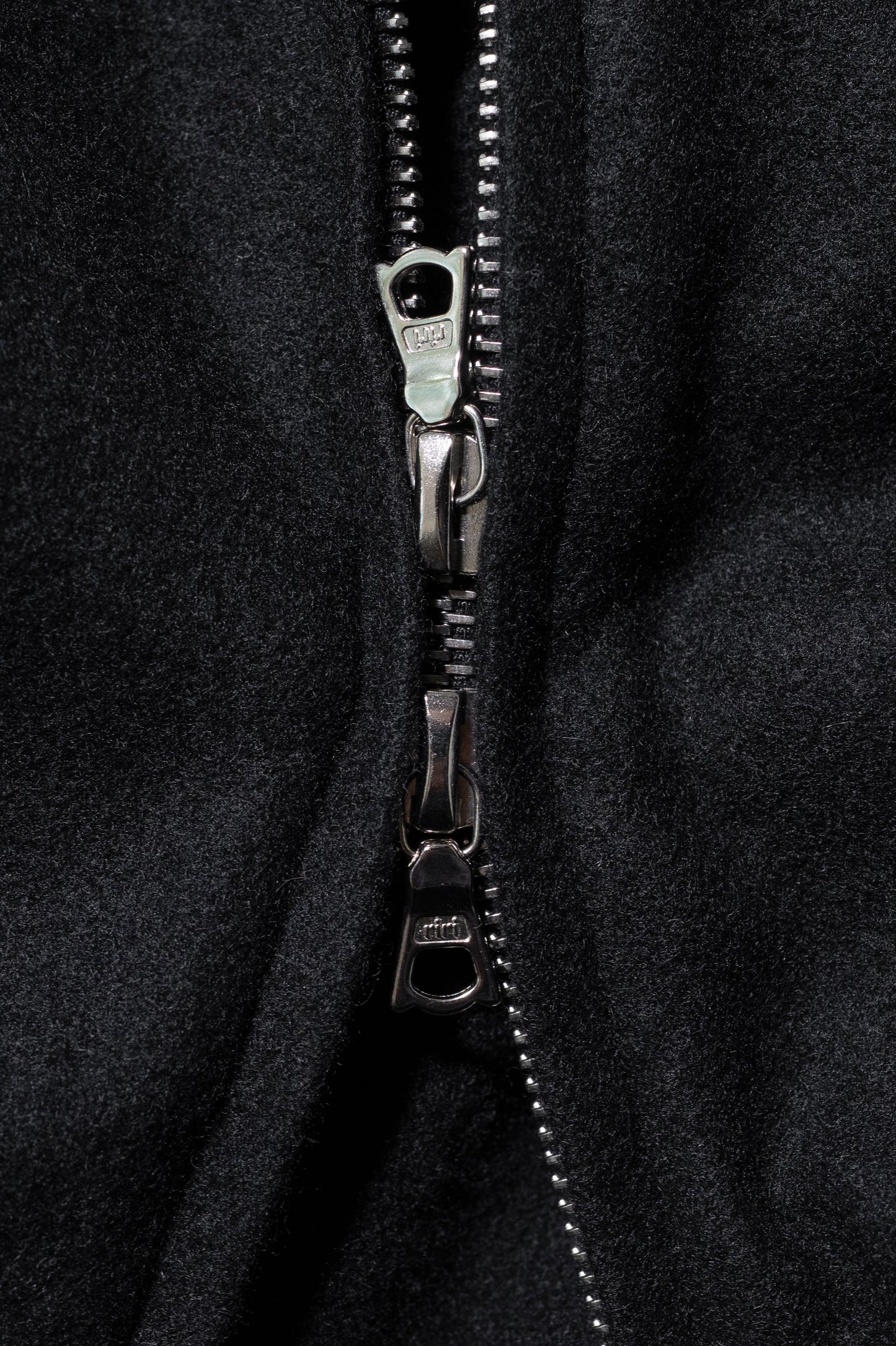 ssstein/ W/CA FLEECE LIGHT ZIP JACKET "BLACK"
