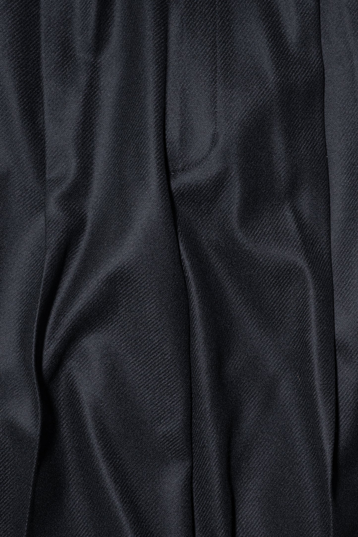 ssstein/ COMPRESSED FLANNEL LONG WIDE TROUSERS "BLACK"