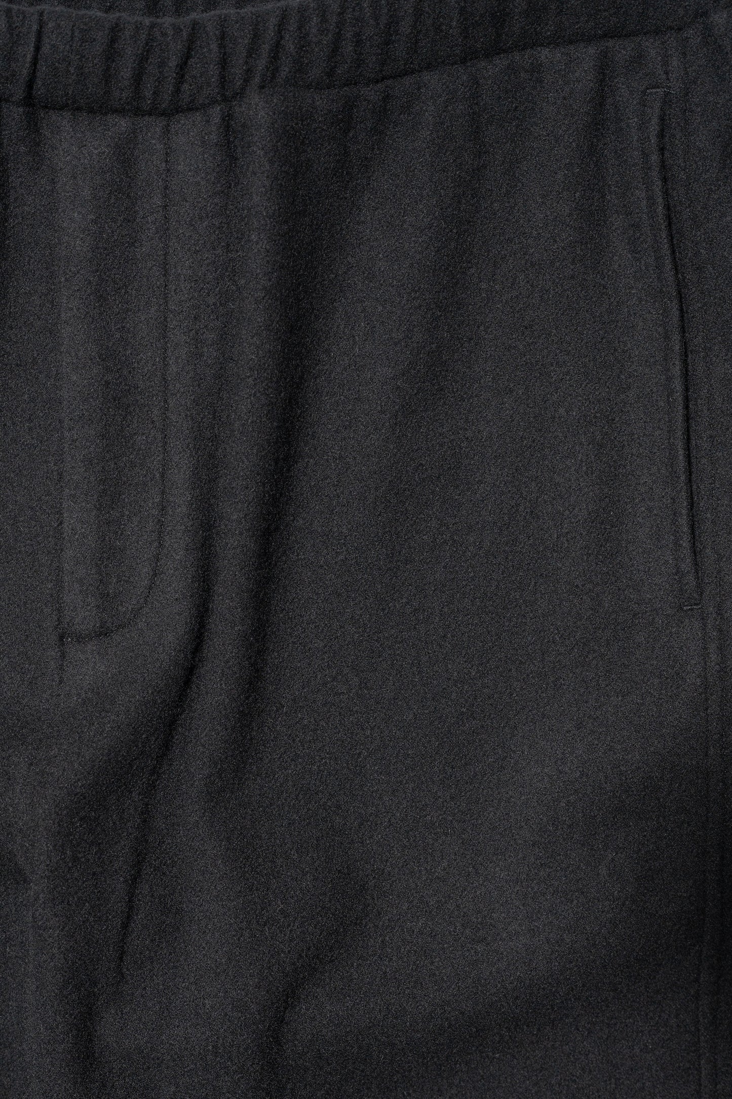 ssstein/ W/CA FLEECE TWIST PANTS "BLACK"