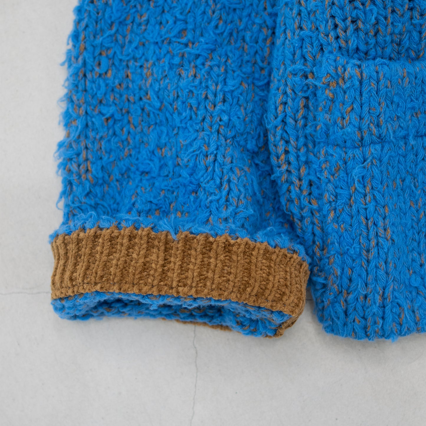 Kota Gushiken/ Fisherman’s Wool Fur Jacket "Light Blue"