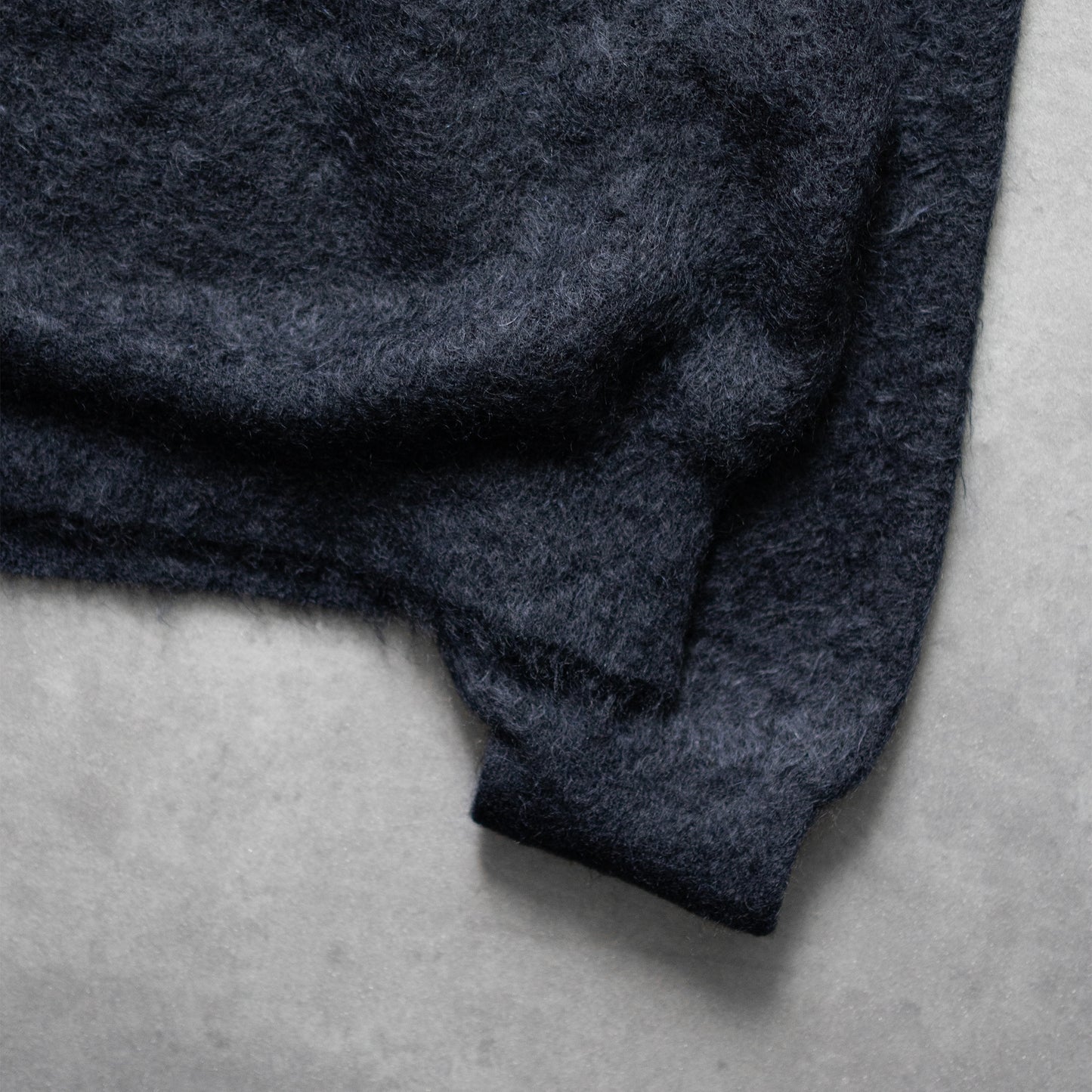 ssstein/ SUPER KID MOHAIR KNIT CREW NECK LS "DARK NAVY"