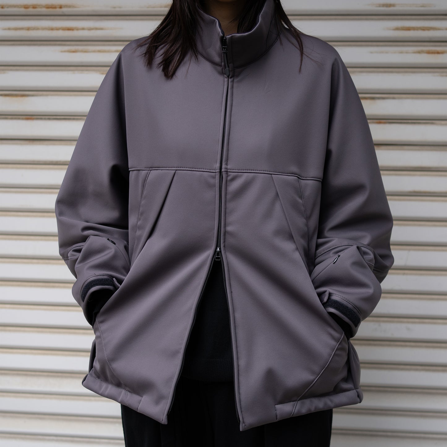 Afiit / SHELL JACKET "CHARCOAL"