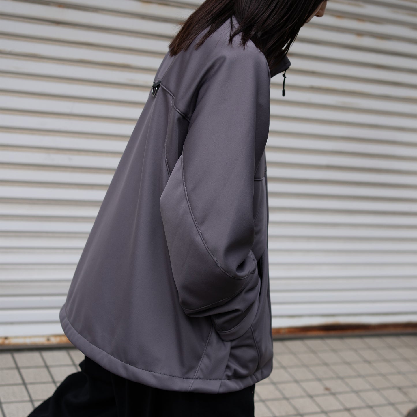 Afiit / SHELL JACKET "CHARCOAL"