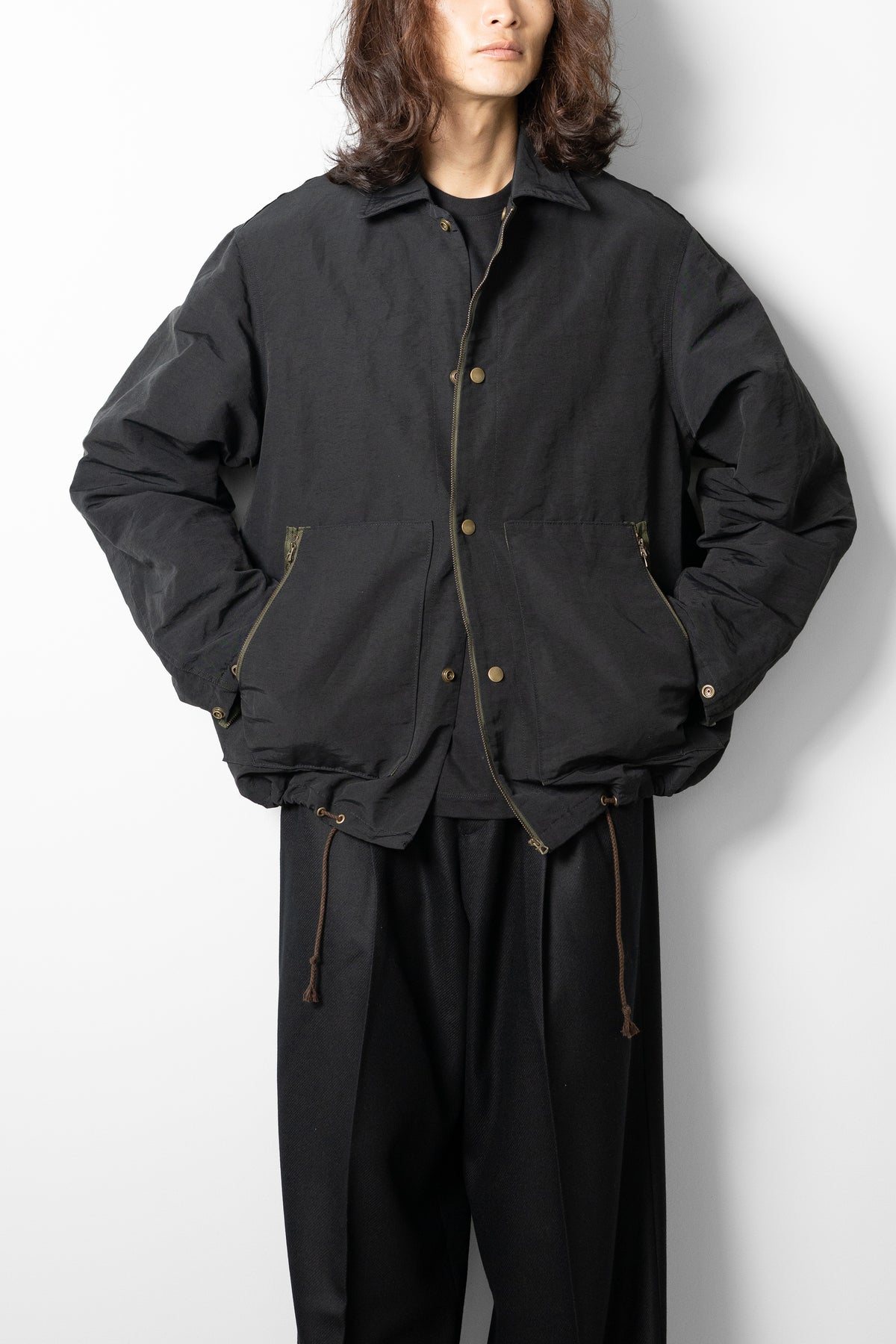 barbell object / coach jkt "black"