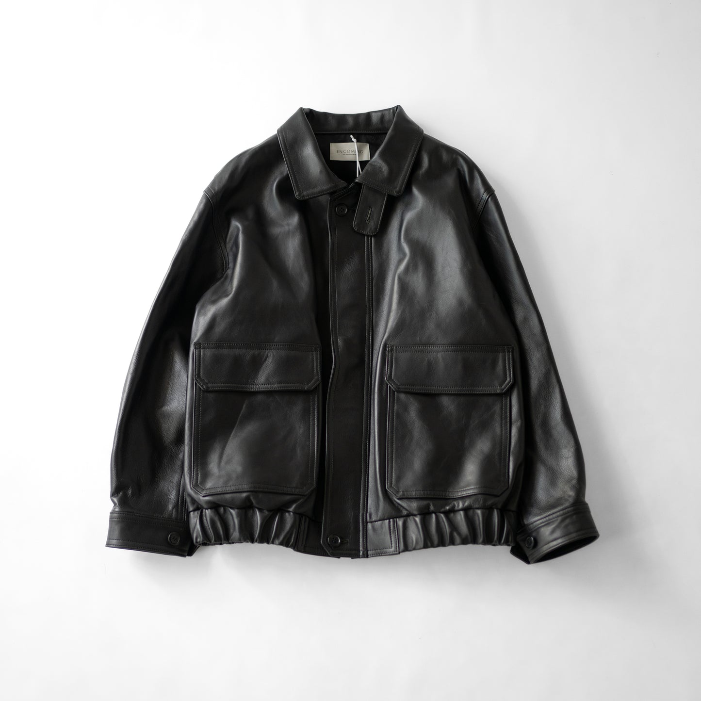 ENCOMING/ TWO POCKET FOG JACKET "BLACK"