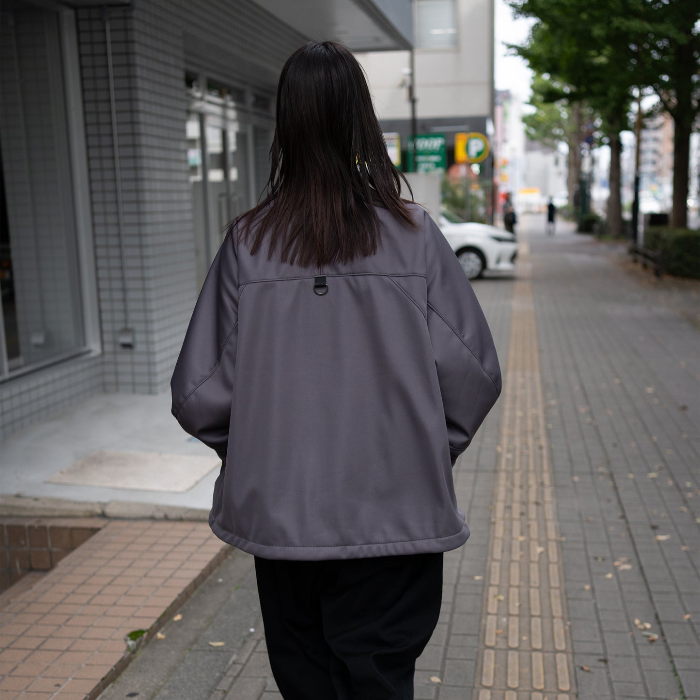 Afiit / SHELL JACKET "CHARCOAL"