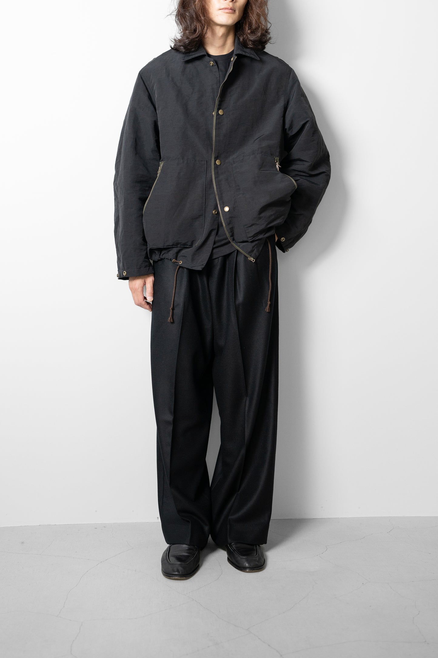 barbell object / coach jkt "black"