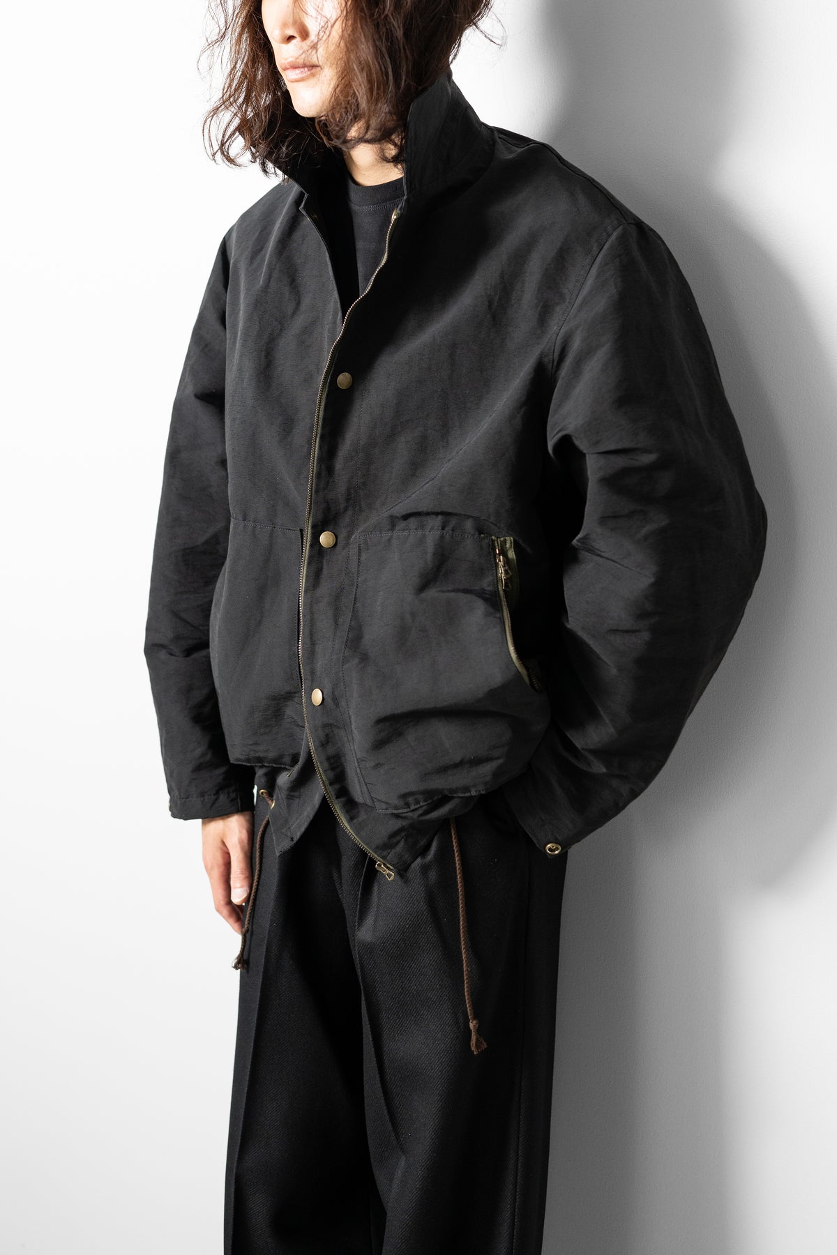 barbell object / coach jkt "black"