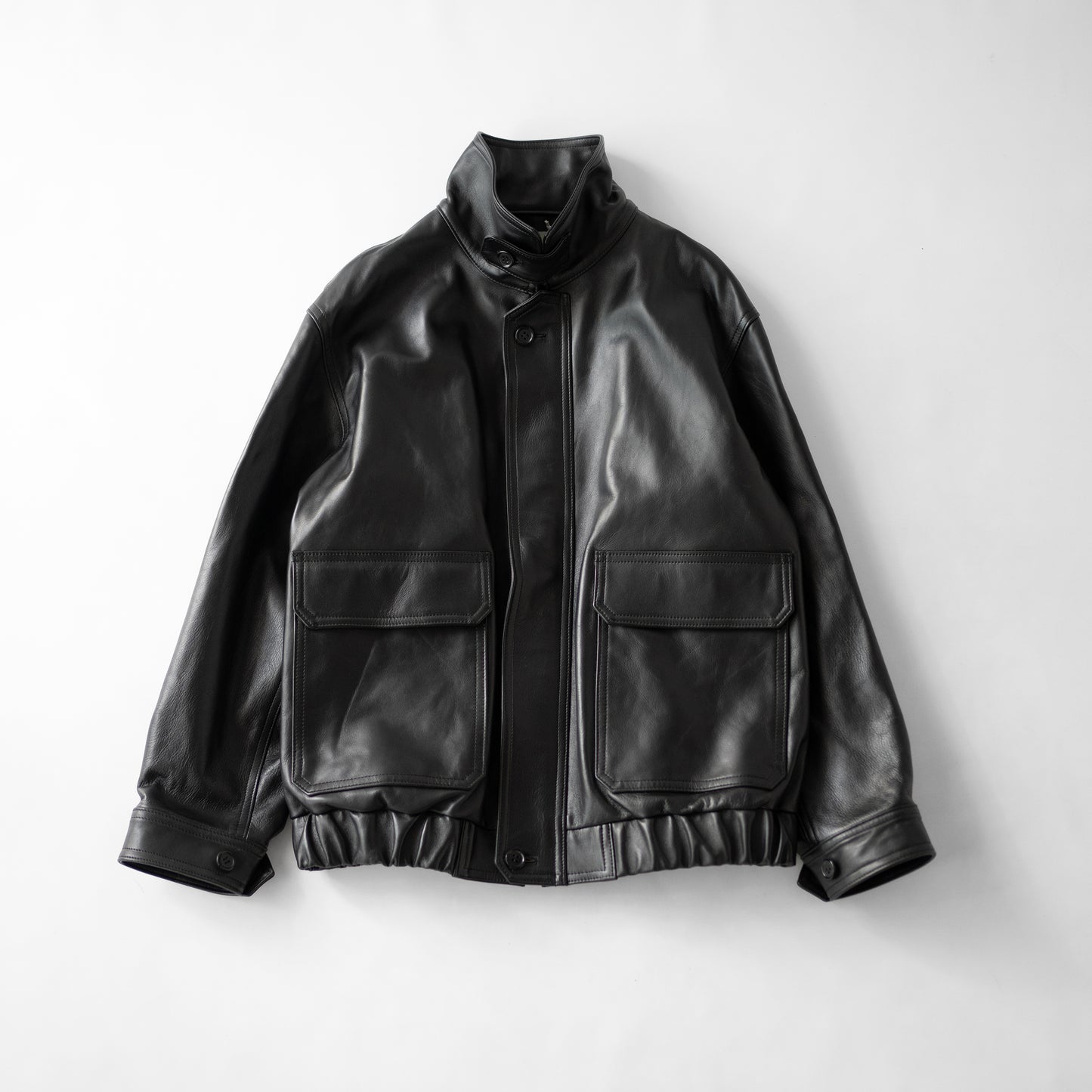ENCOMING/ TWO POCKET FOG JACKET "BLACK"