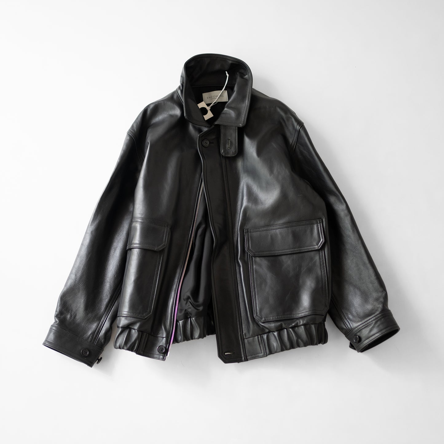 ENCOMING/ TWO POCKET FOG JACKET "BLACK"