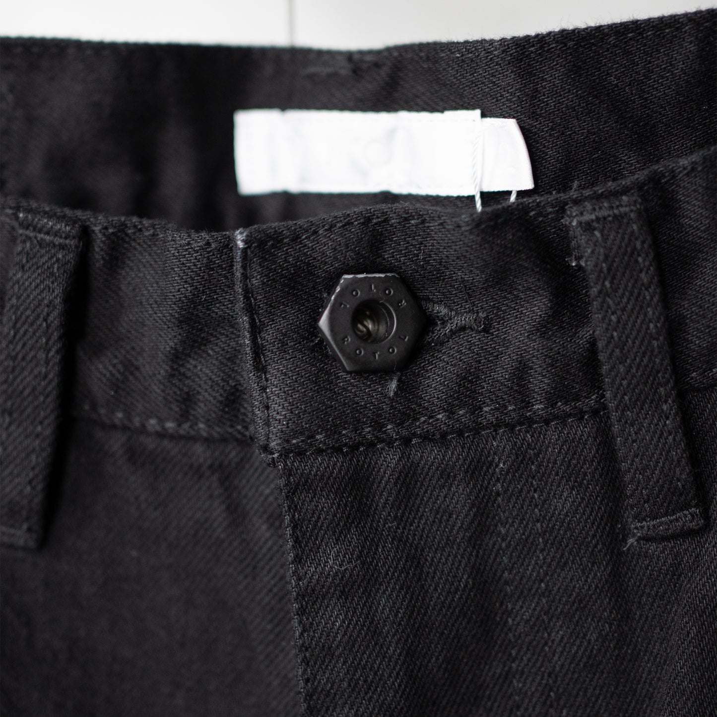 ROTOL/ TRIPLE SEAMS 6P BLACK DENIM WASHED "BLACK"