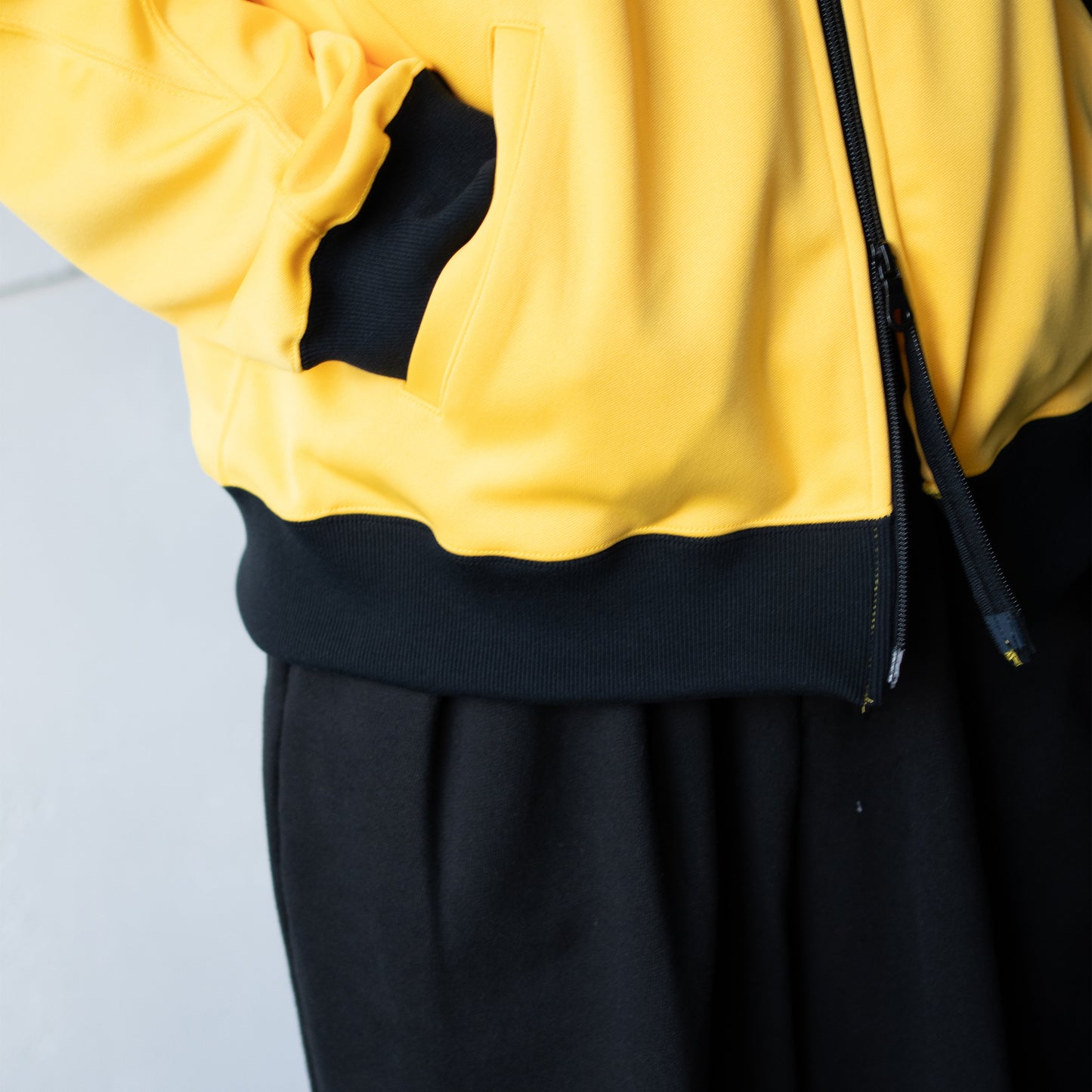 ANCELLM / DRIVERS TRACK JACKET "YELLOW"