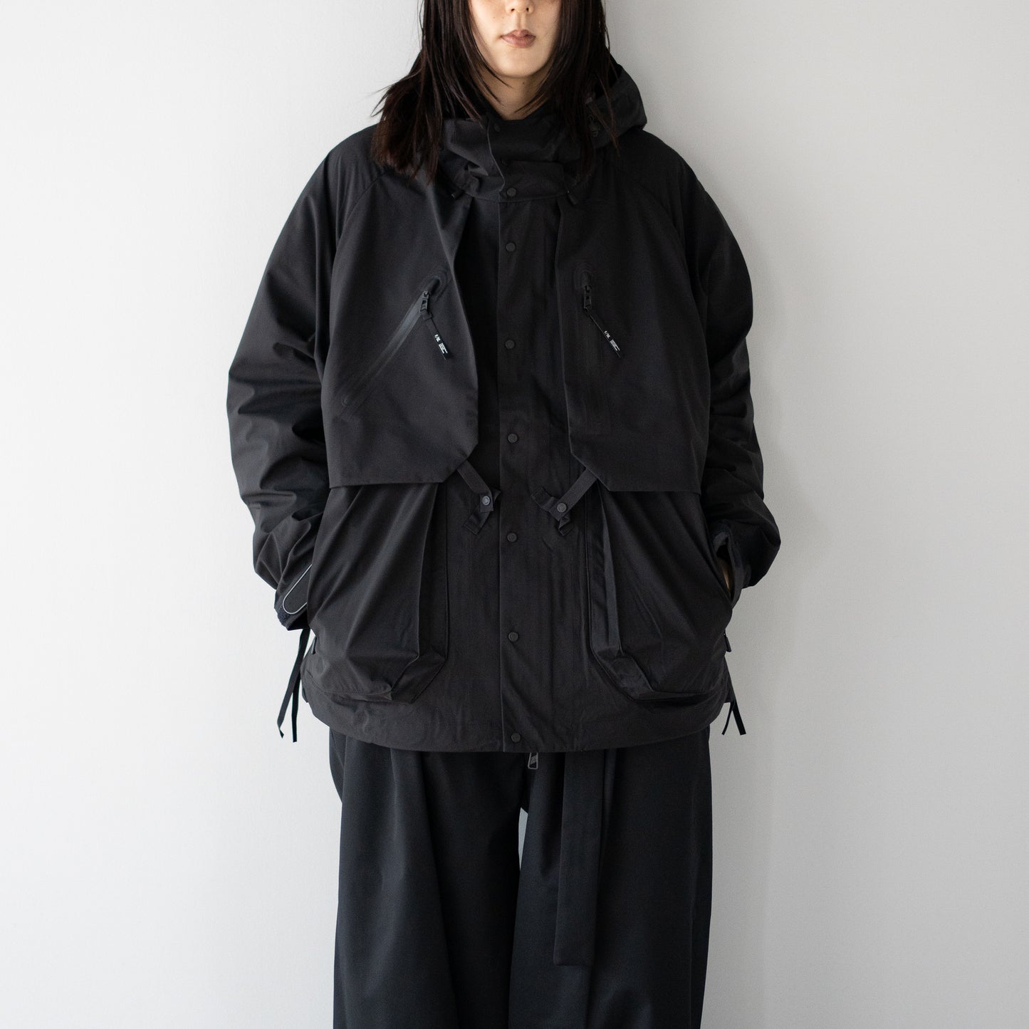 F/CE. /  PERTEX ALL-WEATHER MOUNTAIN SHELL "Black"