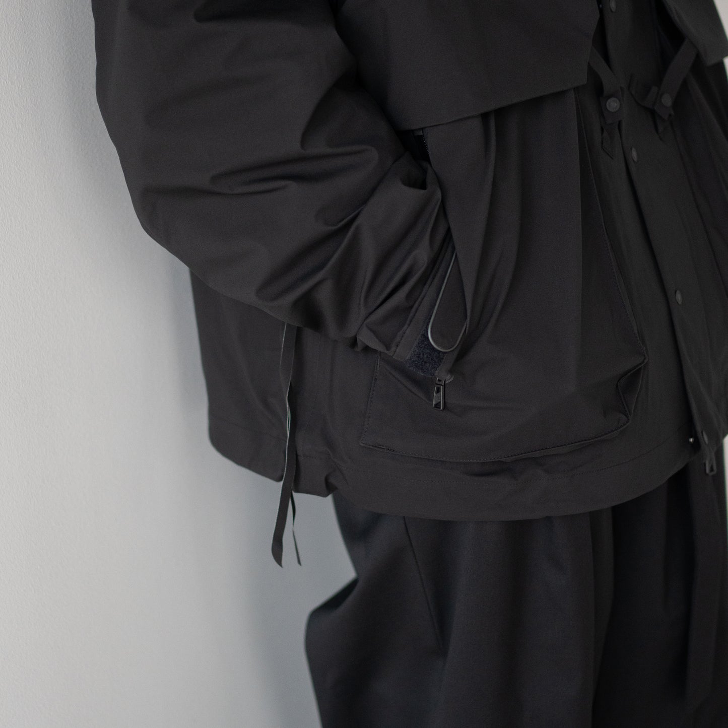 F/CE. /  PERTEX ALL-WEATHER MOUNTAIN SHELL "Black"