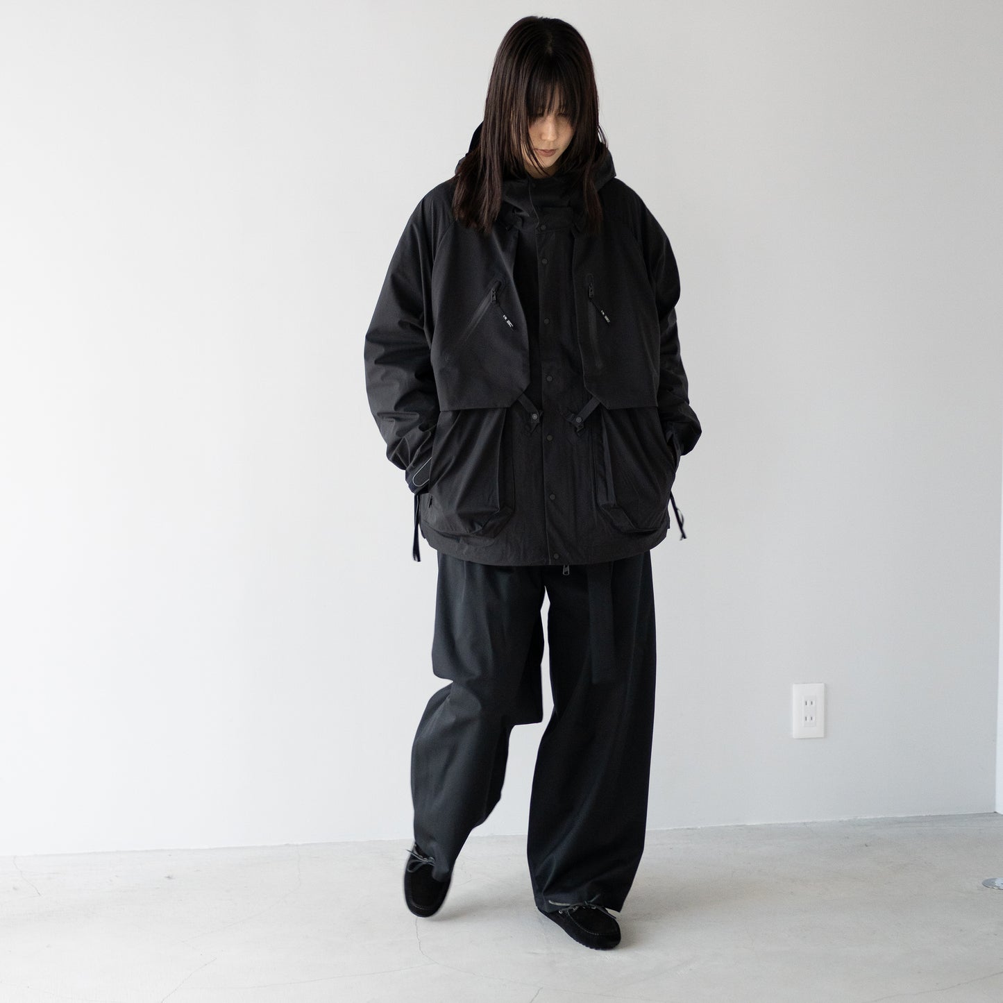 F/CE. /  PERTEX ALL-WEATHER MOUNTAIN SHELL "Black"