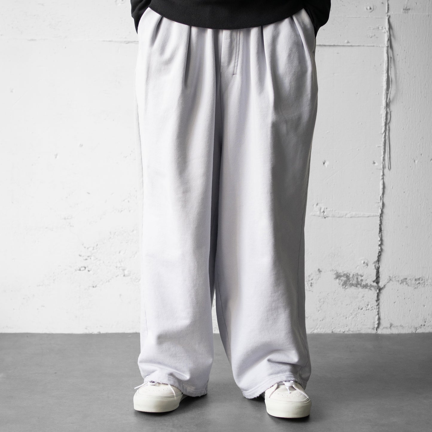 ANCELLM / TUCK SWEAT PANTS "PURPLE"