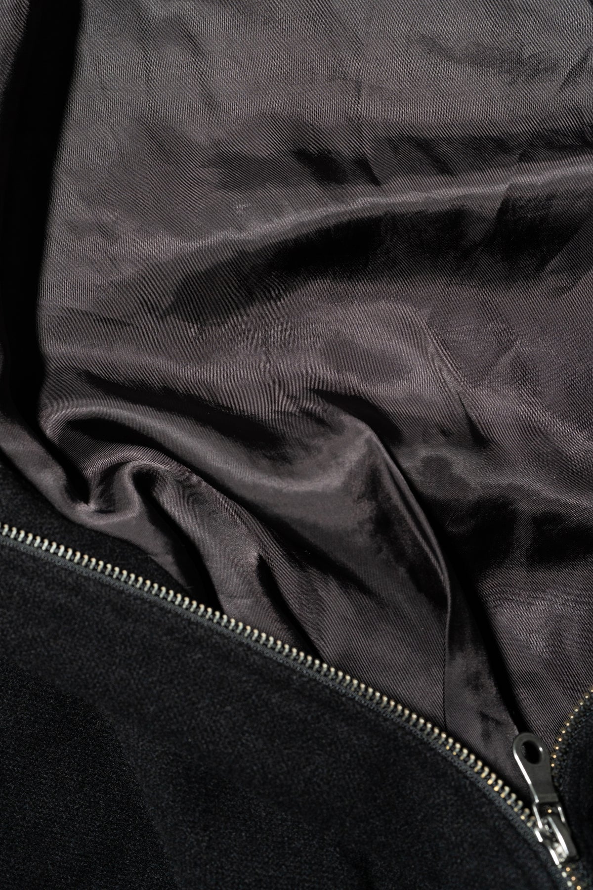 barbell object / zipper ma-1 "black"