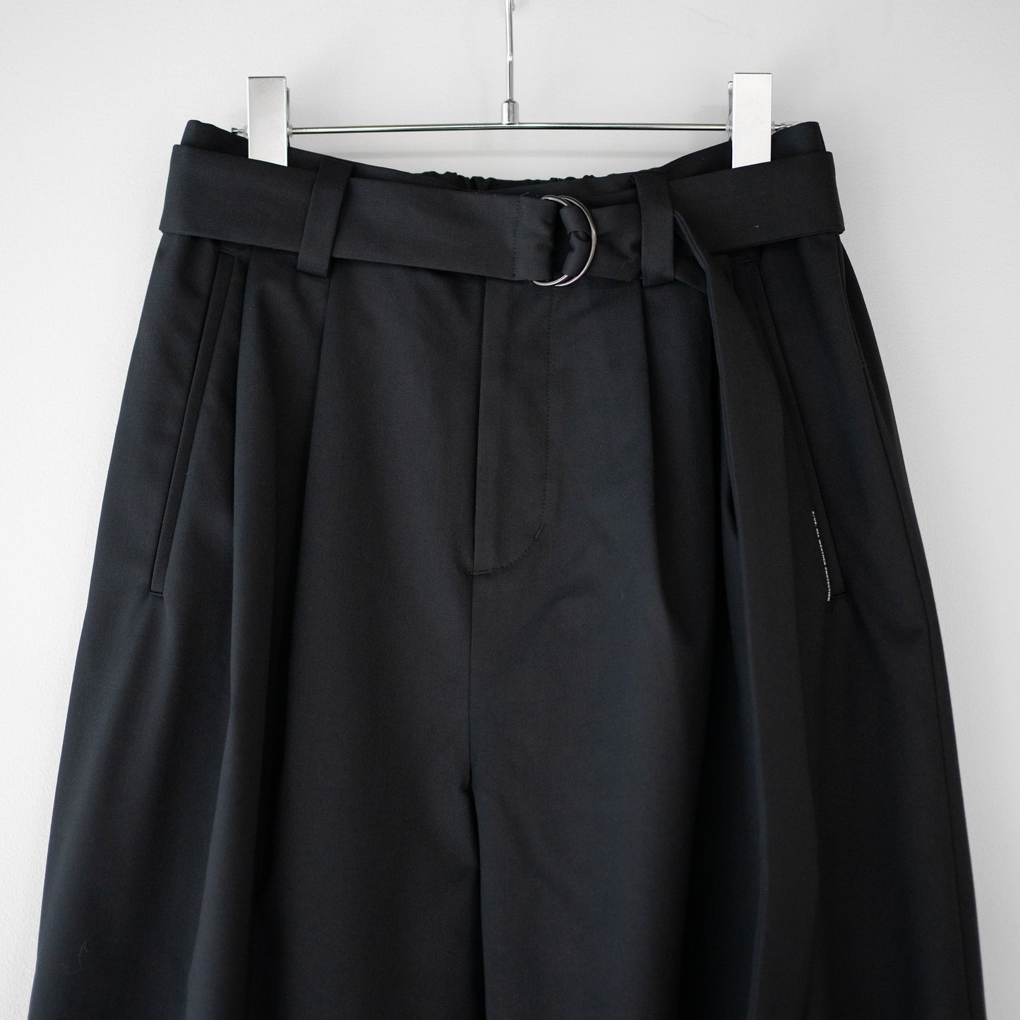 F/CE. /  WATERPROOF TECH WOOL WIDE PANTS "Black"