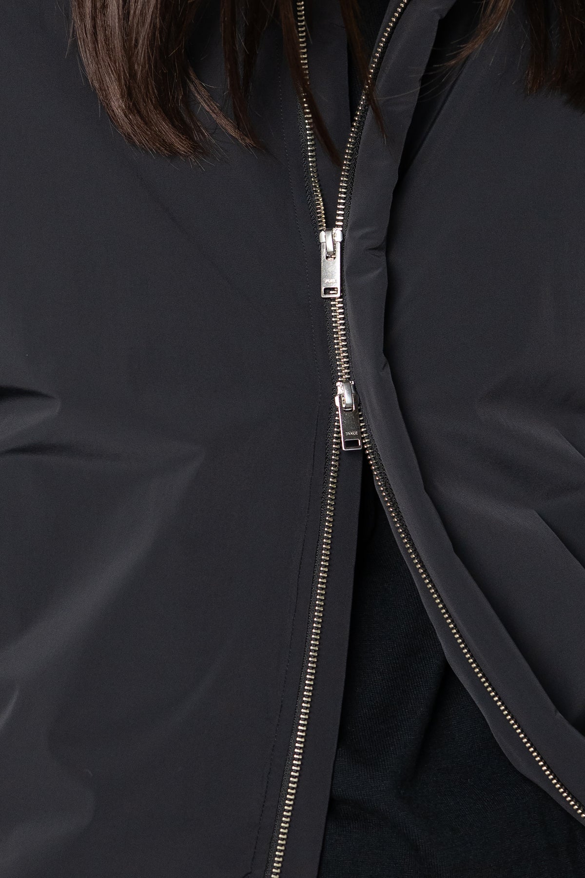 YOKE/ Nylon Puffer Stand Blouson "Black"