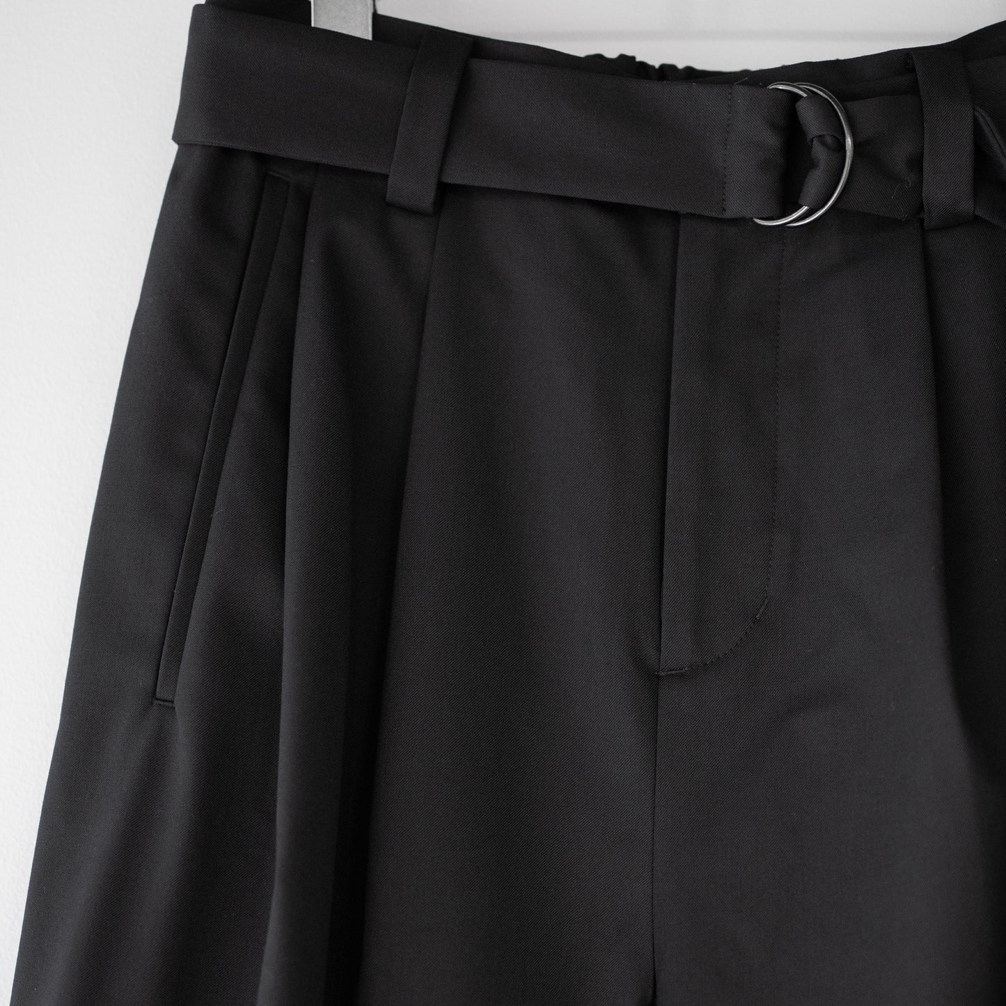 F/CE. /  WATERPROOF TECH WOOL WIDE PANTS "Black"