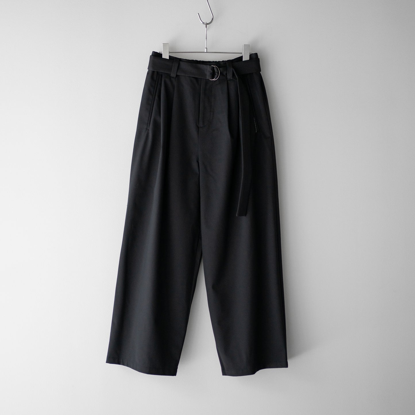 F/CE. /  WATERPROOF TECH WOOL WIDE PANTS "Black"