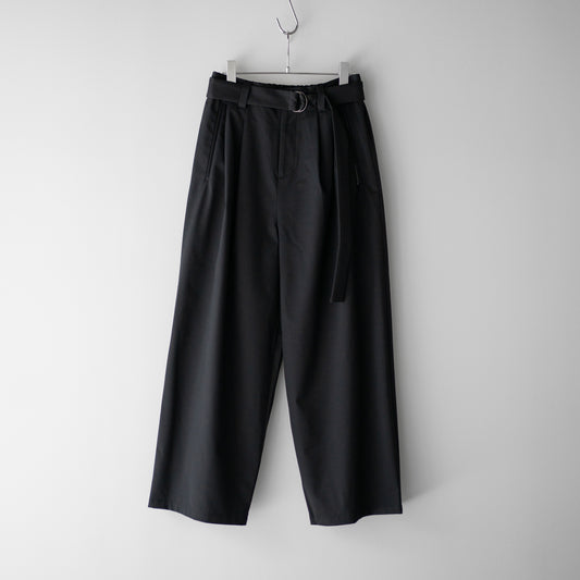 F/CE. /  WATERPROOF TECH WOOL WIDE PANTS "Black"