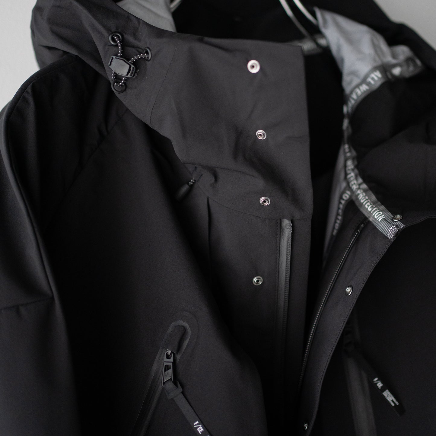 F/CE. /  PERTEX ALL-WEATHER MOUNTAIN SHELL "Black"