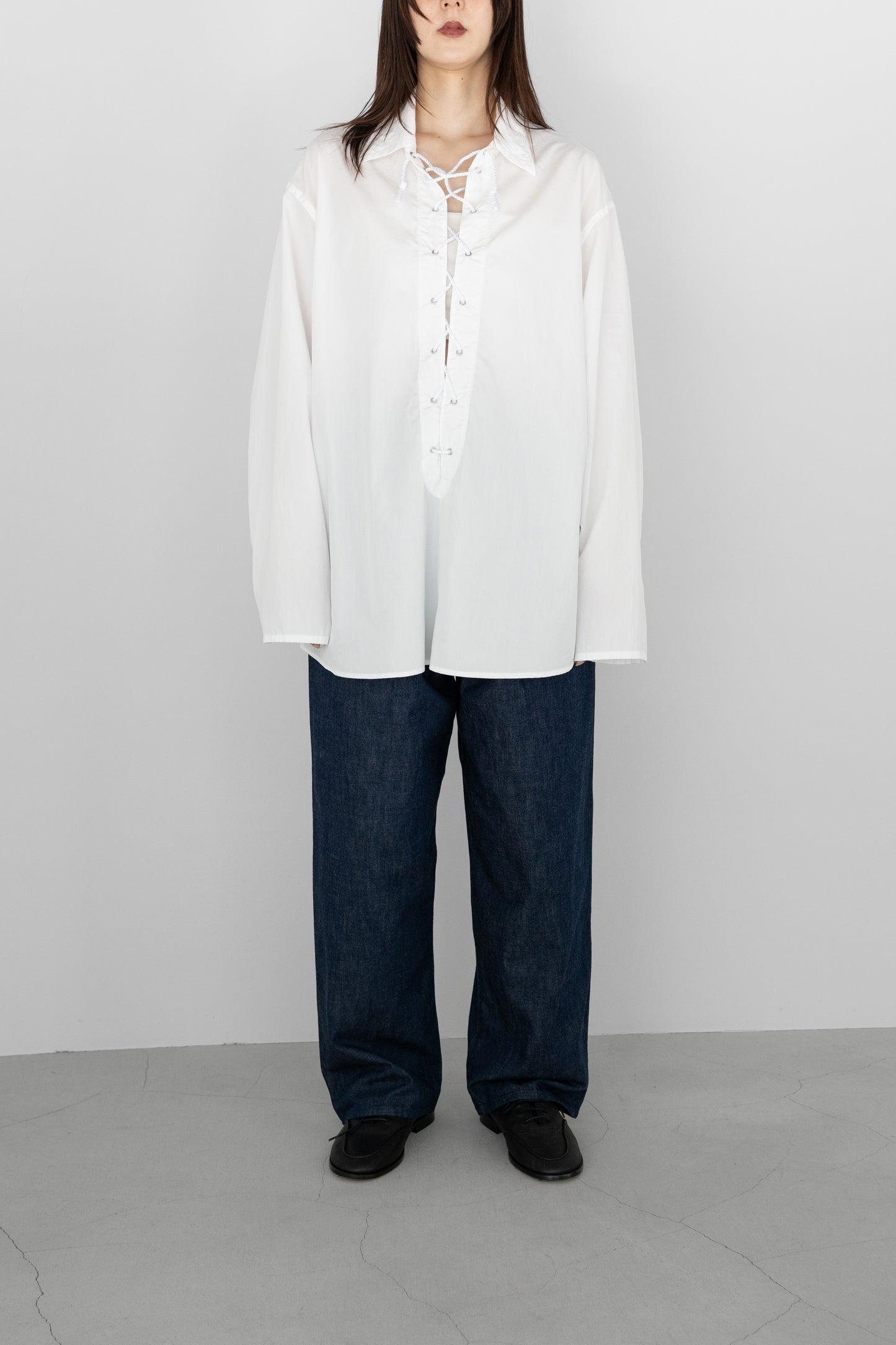 barbell object / denim pt "indigo"