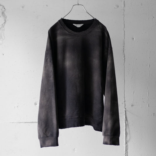 ANCELLM / UNEVENNESS SWEAT SHIRT "BLACK"